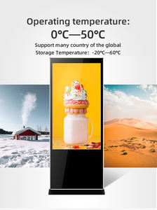 Personalizado 32 pulgadas de pie piso todo en uno Lcd señalización Digital táctil Vertical quiosco tótem Lcd póster para Centro Comercial tienda café - Product Image 4