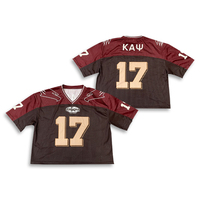 Maillot de pratique personnalisé en maille de football américain pour jeunes Fabricants de maillots de football américain vierges sublimés
