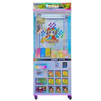 Nouveau modèle de machine à griffes d'arcade avec force de griffes réglable sur 3 niveaux, fonctionnant à pièces, prise en charge de la langue anglaise pour parcs d'attractions