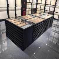 Maßgefertigte Keramikfliesen-Vitrine Steinmuster-Schubladen Schrank-Display Granit-Marmor-Bodenmuster-Fliesen Große Ausstellungsschublade
