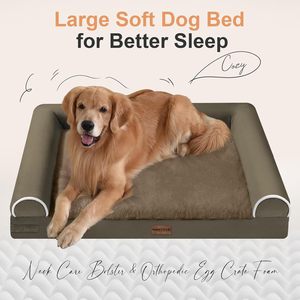 Lit pour chien orthopédique moderne en mousse <span class=keywords><strong>gel</strong></span>, avec housse amovible et lavable, motif uni, pour usage extérieur, vente en gros - Product Image 1