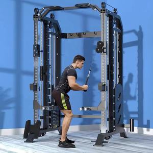 Estación multifunción Equipo deportivo Gimnasio comercial Máquina de fitness-Power Rack <span class=keywords><strong>Smith</strong></span> Machine con entrenador funcional - Product Image 1