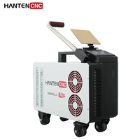Machine de suppression des graffitis muraux utilisant un nettoyeur laser pulsé portable de 300 W pour la restauration des surfaces en béton