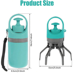 Recogedor de Excrementos de Perro sin Contacto, Portátil, para Exteriores, Dispensador de Bolsas para Excrementos de Perro, Herramienta de Manos Libres - Product Image 4