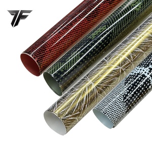 7F sợi carbon nội thất Vinyl Sticker Bạc Vàng <span class=keywords><strong>Python</strong></span> mô hình băng nứt Vật liệu vật nuôi thay đổi màu sắc cuộn hình xe cơ thể - Product Image 1