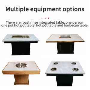<span class=keywords><strong>Table</strong></span> intégrée pour <span class=keywords><strong>barbecue</strong></span> hot pot sans fumée de haute qualité <span class=keywords><strong>avec</strong></span> certification CE pour les restaurants buffet - Product Image 6