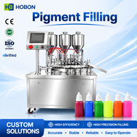 Machine de remplissage et de bouchage automatique de pigments Hebo, équipement de conditionnement et de scellage de peintures et colorants