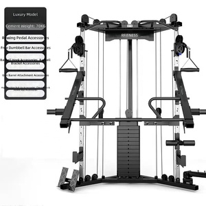 Máquina Multifuncional de <span class=keywords><strong>Gimnasio</strong></span> en <span class=keywords><strong>Casa</strong></span> con Cable Cruzado y Soporte para Sentadillas, para Polea Alta, Remo Bajo, Ejercicios de Pecho y Entrenamiento de Cuerpo Completo - Product Image 5