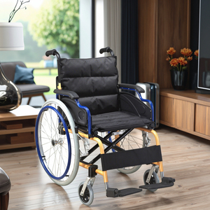 Silla de Ruedas Infantil Ergonómica de Aluminio Ligero en Oferta, Ancho del Asiento de 36 cm, Capacidad de 100 kg, Directo de Fábrica, Segura y Cómoda - Product Image 4