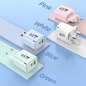 65W Fast <b>Charger</b> Set with 3 in 1 Multi Head USB <b>Cable</b> EU Plug PD QC Wall <b>Charger</b> Kit for IOS for Android Laptop - Product Image 5