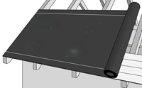 Membrane respirante laminée à 3 couches pour toiture en pente