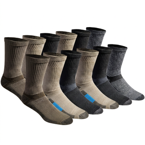 3 Pairs/Bag Men's Women's Fall/Winter Standard Regular Breathable Seamless Warm Solid No Show <b>Wool</b>/Nylon Body <b>Socks</b> Sehe - Product Image 5