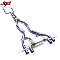 Échappement en alliage de titane pour BMW M3 M4 F80 F82 avec soupapes de silencieux, tuyaux d'échappement, accessoires de voiture