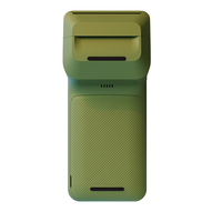 Terminal de point de vente portable à écran tactile de 5,5 pouces avec Bluetooth, système d'exploitation Android intégré, imprimante thermique de 58 mm intégrée, option verte