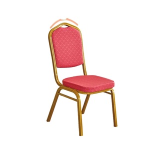 Coussin Salle À Manger Chaise Offre Spéciale Tissu De Mariage Restaurant Rembourré Empilable Banquet En Plastique Chaises Moderne Hôtel Chaise - Product Image 4