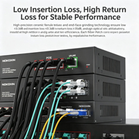 Cordon de brassage fibre optique LSZH multimode duplex 10 Gigabit OM3/OM4 OEM&ODM avec connecteurs LC/SC/FC/ST pour centres de données et réseaux FTTH