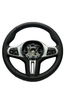 Volante Deportivo Clásico <span class=keywords><strong>M</strong></span> <span class=keywords><strong>Sport</strong></span> de 3 Brazos en Cuero para F20/F22/F30/F32/F36/F10/F12/F15/F16 Serie 1/2/3/4/5 X3/X4/X5/X6 Estándar - Product Image 1