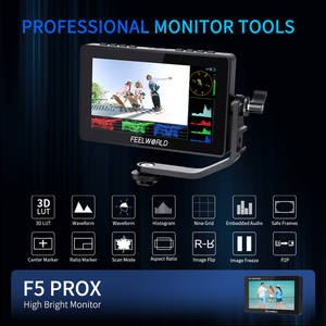 Moniteur de caméra FEELWORLD F5 PROX OEM 5,5 pouces 1600 nits lisible en plein soleil, <span class=keywords><strong>écran</strong></span> tactile HDMI, moniteur de terrain DSLR, logo personnalisé - Product Image 2