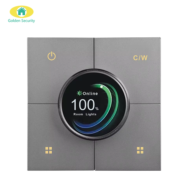 2025 New Smart Home Wall Switch Tuya/Life Wireless Dimming Touch Screen Knob Mobile APP Remote Control Zigbee Network 10A Max