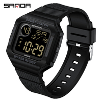 Relojes Deportivos SANDA para Hombre, Reloj Digital Resistente a los Golpes y al Agua para Hombre, Reloj Masculino 2129