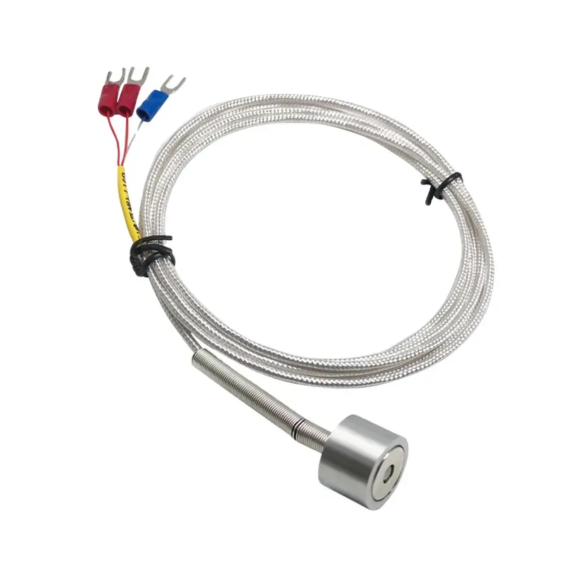 Thermocouple à surface magnétique en néodyme et platine puissant, type K J E, capteur de température industriel de type rtd pt100