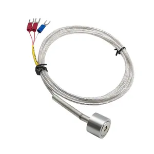 Strong Neodymium platinum magnetic surface thermocouple K J E type rtd pt100 type industrial temperature sensor