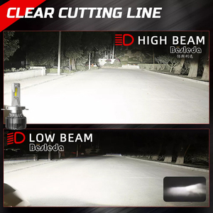 Alta calidad 120W 20000LM 2 cobre rojo H1 H3 H4 H7 H11 accesorios de luz de coche 9004 9007 mejor <span class=keywords><strong>precio</strong></span> faro LED - Product Image 6