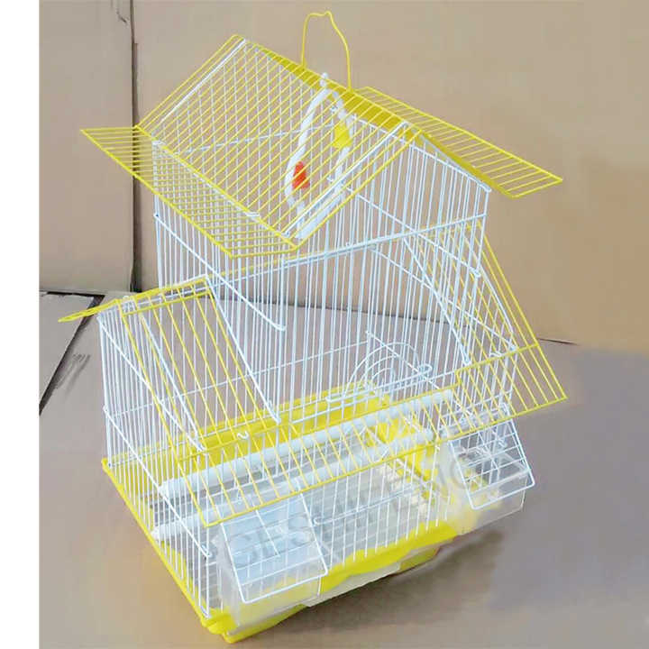 Colorful Parrot Breeding Cage With Led Reference: G 210702 3 Green And Blue Color Lovebird Cage Parrot