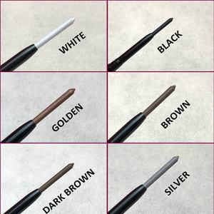 Lápiz delineador de ojos blanco dorado y plateado de alta calidad, resistente al agua, función hidratante de larga duración para caja de maquillaje de ojos - Product Image 5