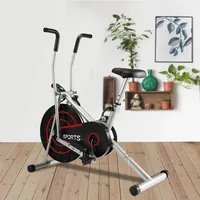 Vélo d'exercice aérobie domestique avec écran LCD, transmission par chaîne, petit siège – Qualité supérieure