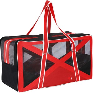 Sac de hockey personnalisé OEM du fabricant avec logo brodé, matériau PVC, taille 42 - Équipement de hockey sur glace professionnel - Product Image 1