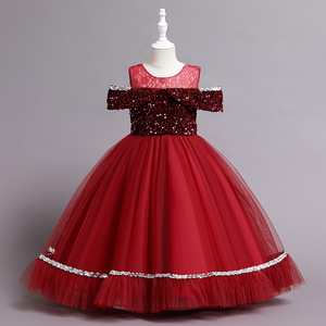 שמלת נסיכה עלים מרוצף-שמלת נסיכה בת 4-14 שנים בנות בת רשת פלאפי משתלת מארח תלבושות - Product Image 4