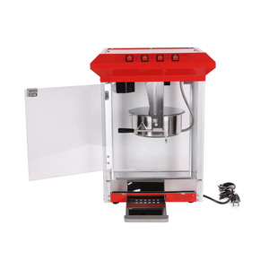 Machine à popcorn commerciale avec chariot, 8 oz, rouge rétro, électrique, <span class=keywords><strong>pour</strong></span> cinéma, fêtes et événements - Product Image 6