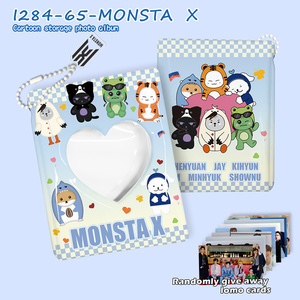 Album Porta Carte KPOP 20P per JUNGKOOK V StrayKids ATEEZ <span class=keywords><strong>Monsta</strong></span> X ILLIT IVE, Album Fotografico Cartoon Super Junior Katseye, Regalo per Fan - Product Image 6