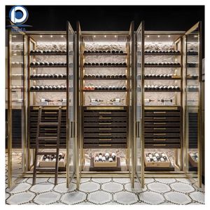 Prima Modern Glass armadio per vino in acciaio inossidabile con compressore in stile europeo e americano - Product Image 3