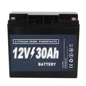 Batterie au lithium LiFePO4 de lumière d'affichage à cristaux liquides du cycle profond 12V 12Ah 20Ah 30Ah 50Ah pour le vélo <span class=keywords><strong>électrique</strong></span>/chariots de golf - Product Image 2