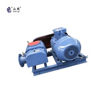 Blower Sentrifugal Turbo Ring Tekanan Tinggi Industri untuk Aerator AC Akuakultur 220V 50Hz Besi Cor Listrik
