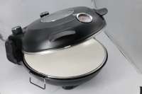 Four à pizza électrique 1200W Machine à pizza 12 pouces pour la maison et l'extérieur Appareil de cuisine pour une cuisson confortable