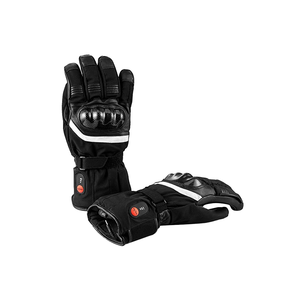 Gants en cuir chauffants, coupe-vent et imperméables, personnalisables et rechargeables pour hommes, pour sports d'hiver, ski, snowboard, avec étui ajustable - Product Image 4