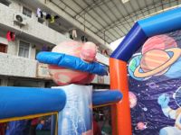 Nouveau Château Gonflable Parc d'Attractions Spatiales, Aire de Jeux Gonflable Extérieure, Maisons de Jeu à Vendre