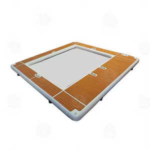 Yate flotante portátil personalizado de <span class=keywords><strong>alta</strong></span> calidad, plataforma de agua inflable, piscina oceánica con Red en el <span class=keywords><strong>mar</strong></span> - Product Image 2