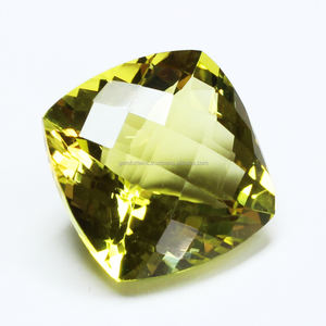 Meilleure qualité citron Quartz coussin coupe à facettes calibré taille Top qualité Quartz pierre précieuse lâche couleur jaune citron Quartz - Product Image 3