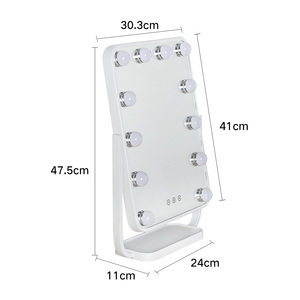 Hot bán led trang điểm illuminate vanity bàn trang điểm gương cho phòng ngủ mỹ phẩm gương máy tính để bàn, máy tính để bàn gương thắp sáng - Product Image 4