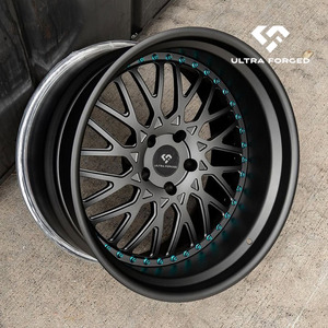 Personnalisation Offre Spéciale en fibre de carbone 5x120 5x112 5x114.3 <span class=keywords><strong>18</strong></span> à 24 pouces 2 pièces roues forgées pour Lamborghini Ferrari M3 M4 M5 C63 - Product Image 3