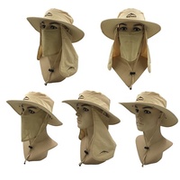 Chapeau Bob Unisexe en Denim de Haute Qualité, Respirant, Séchage Rapide, Imperméable, pour la Chasse, Motif Dessin Animé en Velours, Prêt à Expédier