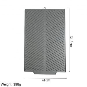 Tapis de séchage en silicone pour vaisselle – Garde les comptoirs de cuisine propres et secs – Doux, durable, facile à ranger – 51,5x41cm – Protection pour égouttoir - Product Image 2