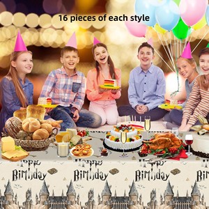 Vaisselle jetable pour enfants sur le thème de la fête Haribo, assiettes en papier avec design de dessins animés pour - Product Image 2
