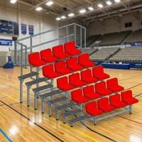 BleacherStand - Tribune d'extérieur pliable en alliage d'aluminium durable pour activités sportives/football, capacité supérieure à 20 kg