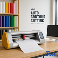 Plotter de Corte de Vinilo Automático con Cámara CCD de 48 Pulgadas VA48, WiFi y Pantalla Táctil para Corte de Etiquetas Adhesivas Personalizadas y Transferencia de Calor