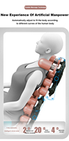 Mini canapé SPA pour le massage du veau Fauteuil coréen Zéro Gravité Shiatsu Chauffage électrique de luxe 3D OEM masseur complet du corps